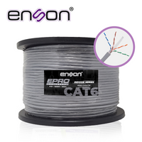 Enson Eprocat6Ftp 100%Cobre Cat6 305M Negro t◦