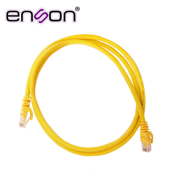 Enson P6012Y 100%Cobre Cat6 1.2M ◦