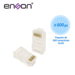Enson Paquete500Xrj45Cat6 Cat6 500Pzs ◦