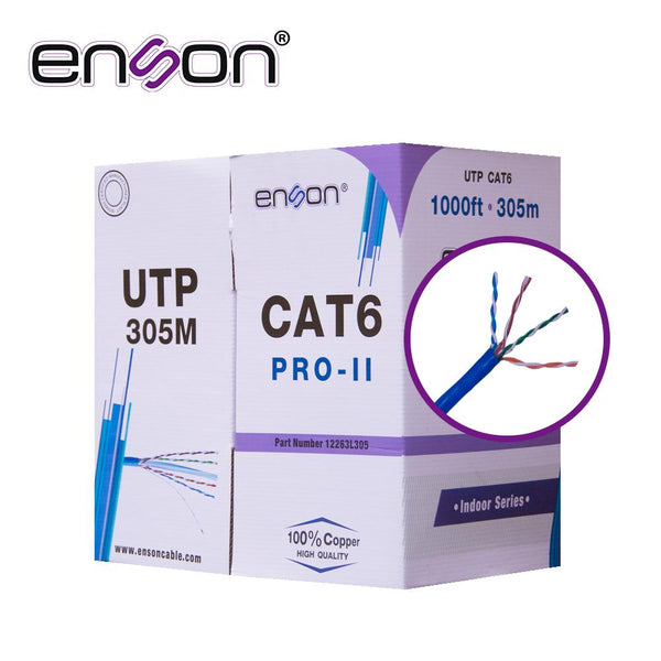 Enson 12263l305 Cat6 305M Azul