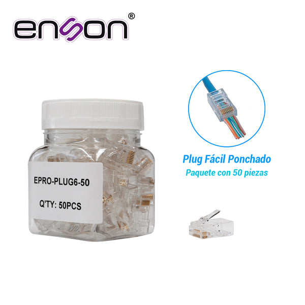 Enson Eproplug650 Cat6 50Pzs ◦